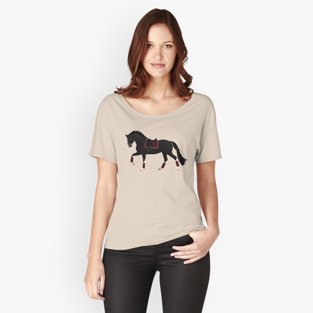 Aperçu de l'œuvre T-shirt coupe relax créée et vendue par equinerampaige.