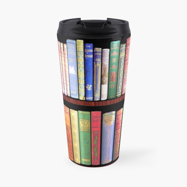 Bookworm Antique books Travel Mug