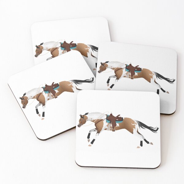 Item preview, Buckskin Paint Barrel Racer - Equine Rampaige designed and sold by equinerampaige.