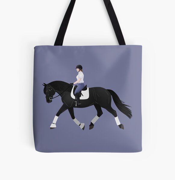 Aperçu de l'œuvre Dressage Frison et Cavalier - Equine Rampaige créée et vendue par equinerampaige.