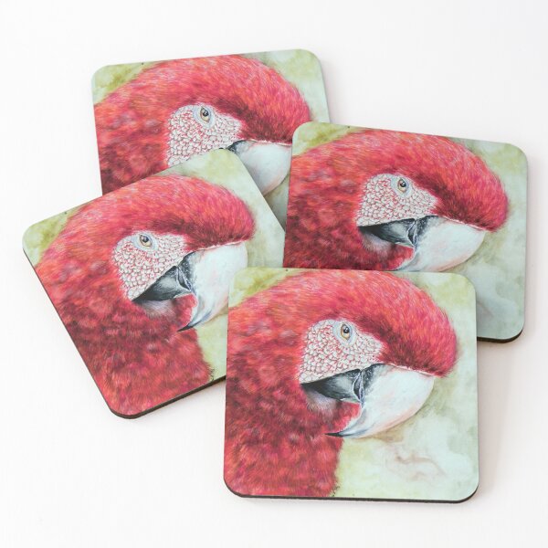 Item preview, Red Parrot - Loro Rojo - Perroquet Rouge designed and sold by Paola LOPEZ DE CASTILLA GIMENEZ.