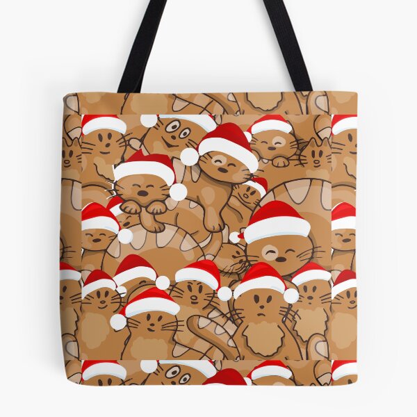 Item preview, Merry Catmas Cat Santa Hats Ugly Sweater designed and sold by PY Tees.