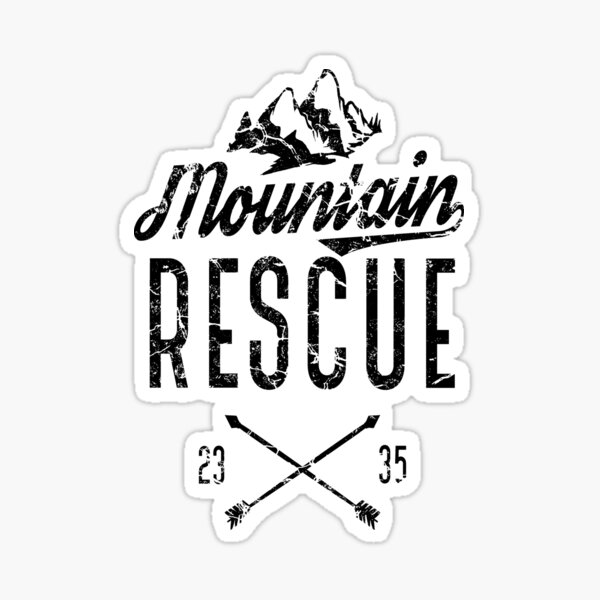 Mountain Rescue Stickers | Redbubble