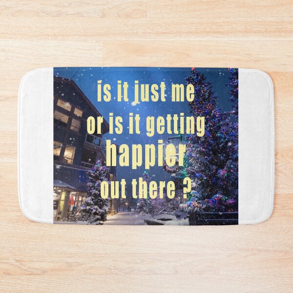 Item preview, "is it just me ore is it getting happier out there ? " / Christmas gift for Joker lovers designed and sold by Man Of Pixels.