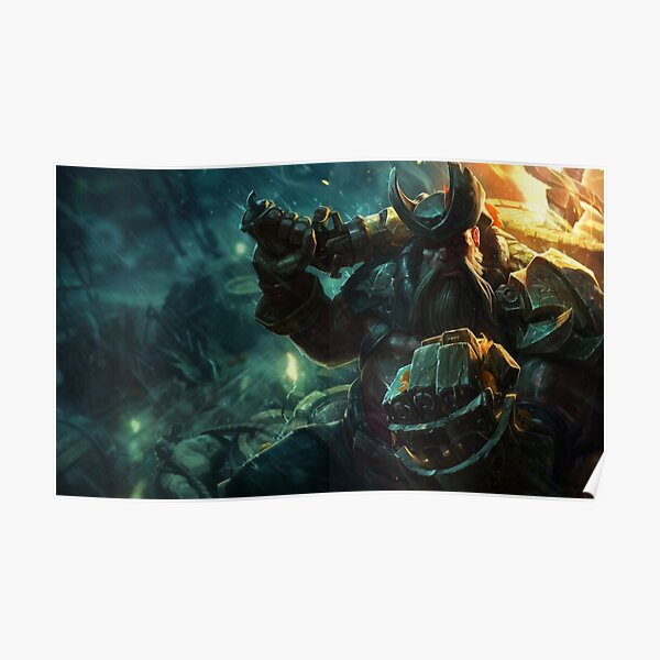 Gangplank Splash Art - League of Legends Poster