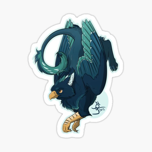Fibonacci Gryphon Sticker