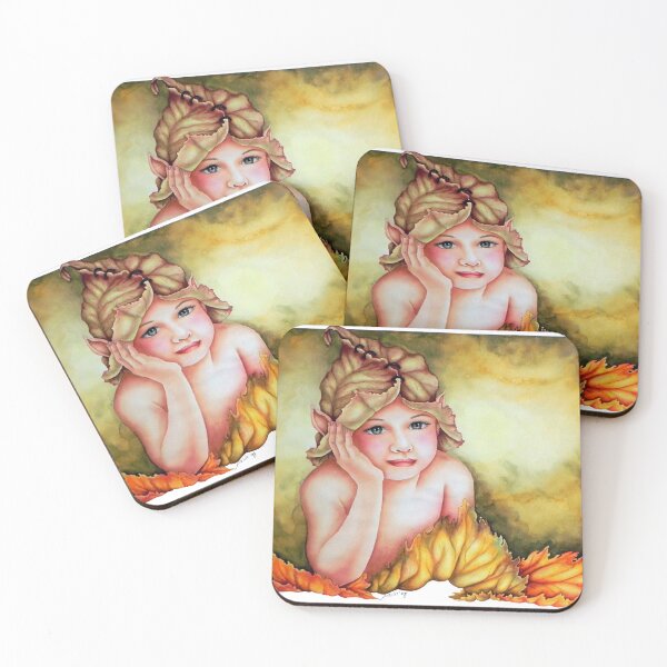 Item preview, Fallen Leaves Elf - Elfo de las hojas caídas - Elf des feuilles mortes (Transparent Background) designed and sold by Paola LOPEZ DE CASTILLA GIMENEZ.