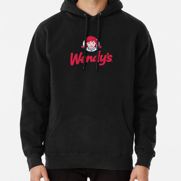Wendy's Fast Food restaurant Logo Pullover Hoodie