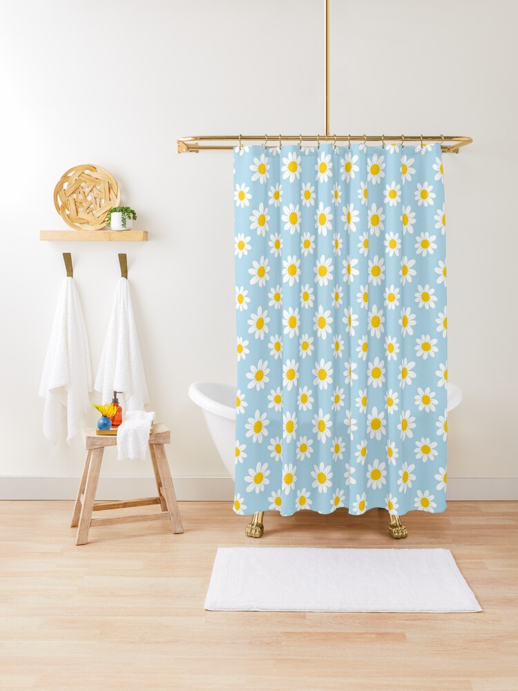 daisy shower curtain