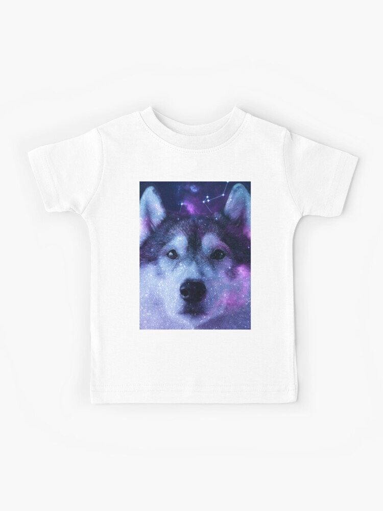 Cute Galaxy Siberian Husky\