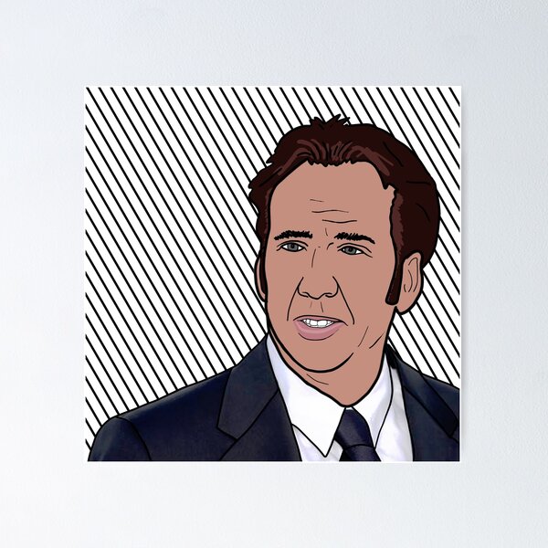 Item preview, Nicholas Cage designed and sold by SirNevermind.