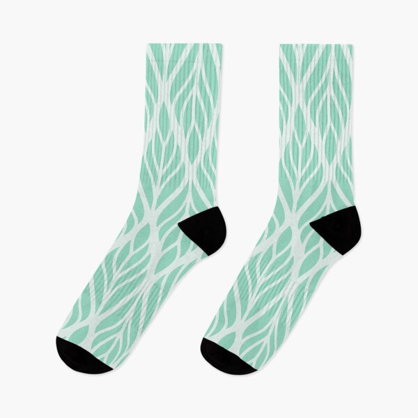 Item preview, Green and white printed pattern designed and sold by Jenmag.