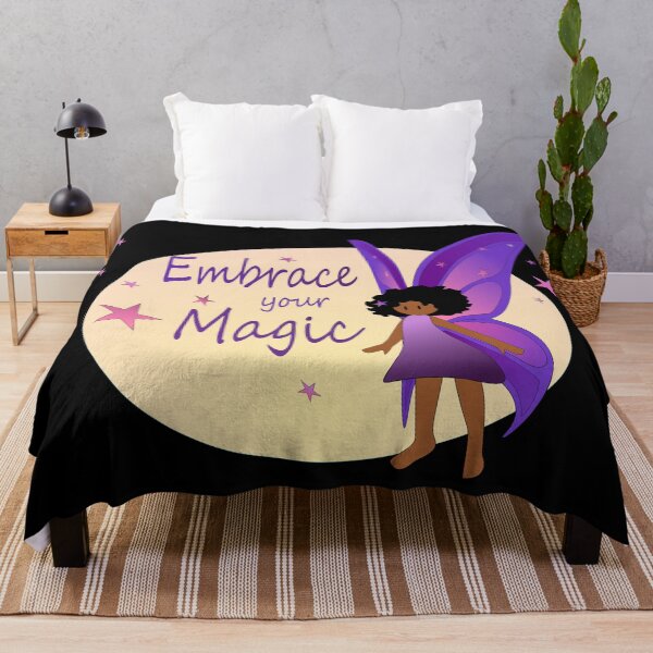 Item preview, Embrace your Magic - Beautiful Black Fairy designed and sold by nutmegfairy.