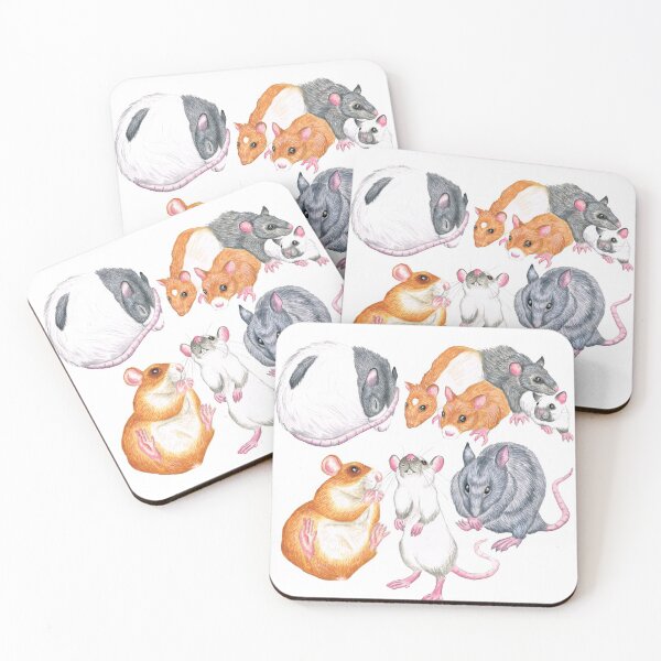 Item preview, fancy rat paintings designed and sold by mindgoop.
