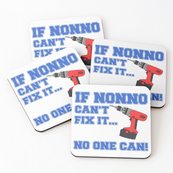 Item preview, Nonno Can't Fix It No One Can Power Drill Italian Grandpa designed and sold by jaycartoonist.