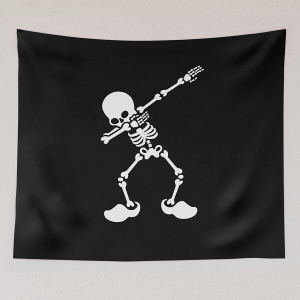 Item preview, Dab dabbing skeleton Dutch clogs Holland the Netherlands designed and sold by LaundryFactory.