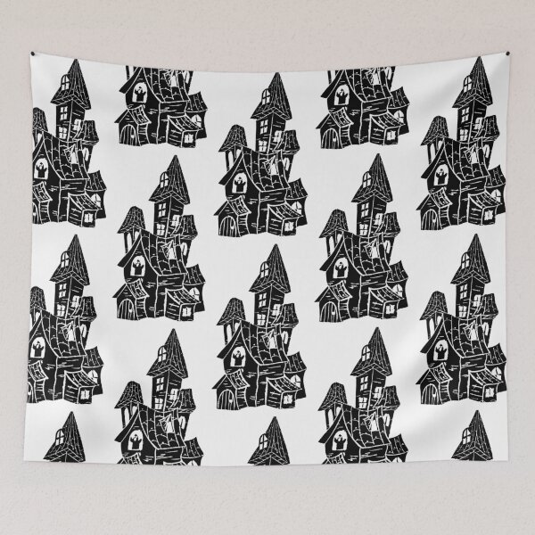 Item preview, Big Haunted House designed and sold by Megan Holloway Art.