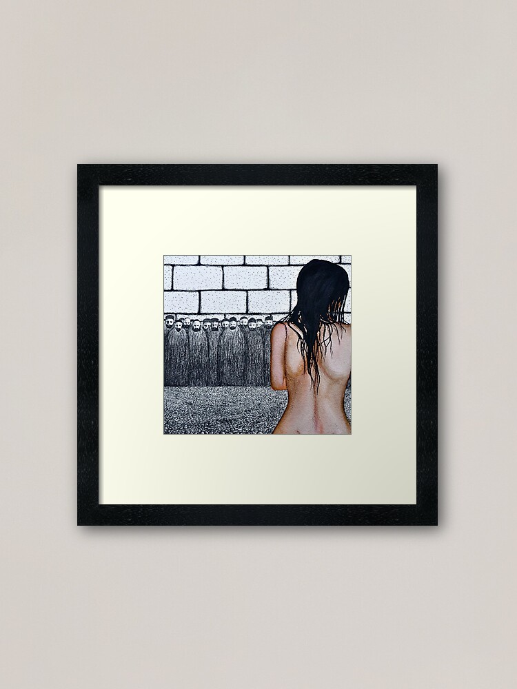Thumbnail 2 of 7, Framed Art Print, The Woman Caught in Adultery designed and sold by nakedpastor.