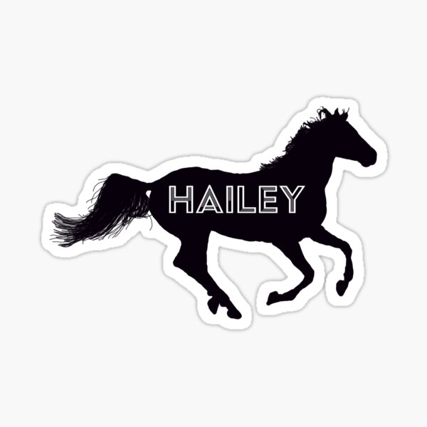 "Hailey ID" Sticker for Sale by Yviemakes Redbubble