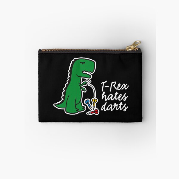 Item preview, Funny darts trex cartoon darts dart lovers gift T-Rex hates dart player dinosaur trex funny darts gift idea designed and sold by LaundryFactory.