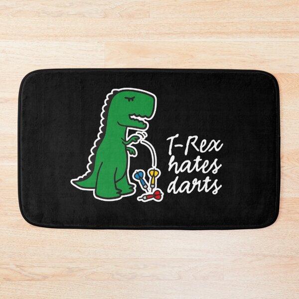 Item preview, Funny darts trex cartoon darts dart lovers gift T-Rex hates dart player dinosaur trex funny darts gift idea designed and sold by LaundryFactory.