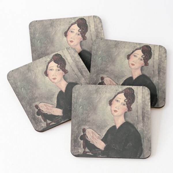 Item preview, Portrait of Dedie Hayde by Amedeo Modigliani designed and sold by VintageArchive.