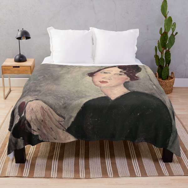 Item preview, Portrait of Dedie Hayde by Amedeo Modigliani designed and sold by VintageArchive.