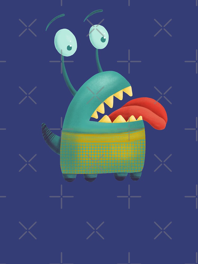 Lovesick monster sticking tongue out by nobelbunt