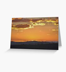 Before Sunrise - Bald Hill, Hill End NSW Australia Greeting Card