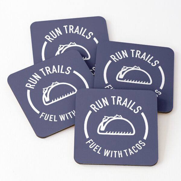 Item preview, Run Trails Fuel With Tacos designed and sold by Esskay Designs.