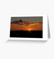 Sunrise Bald Hill, Hill End NSW Australia Greeting Card