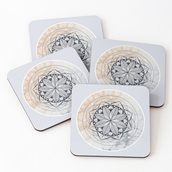 Item preview, Watercolor Winter Morning Mandala designed and sold by alubner.
