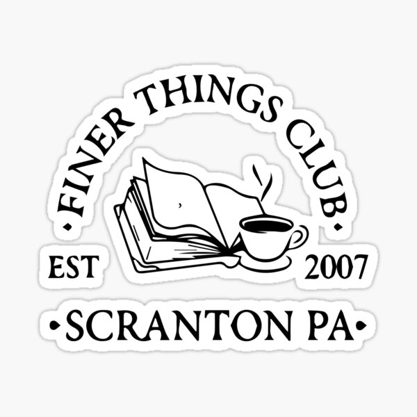 Item preview, "Finer Things Club" - Eyesasdaggers | Elegant Book Club Inspired Design designed and sold by eyesasdaggers.
