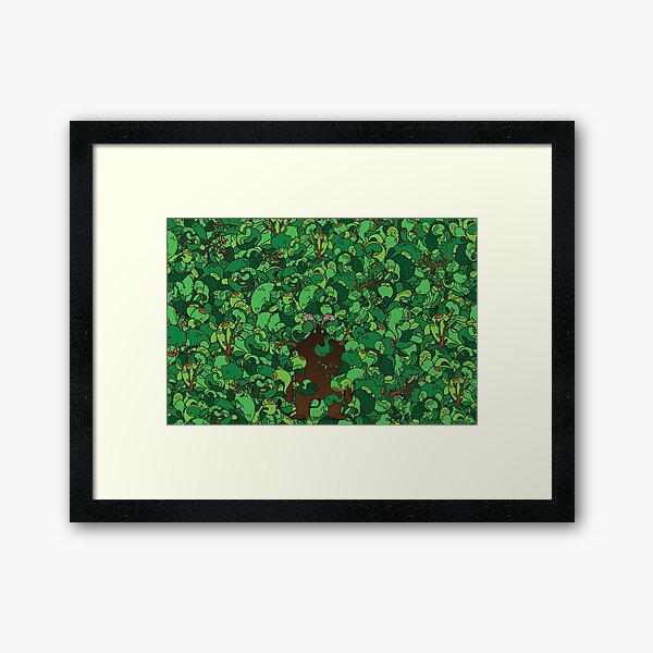 Forest Demon Framed Art Print