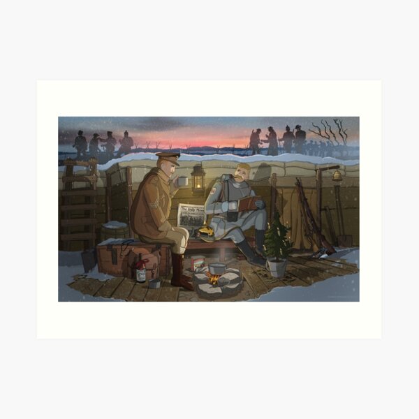 The Christmas Truce of 1914 Art Print