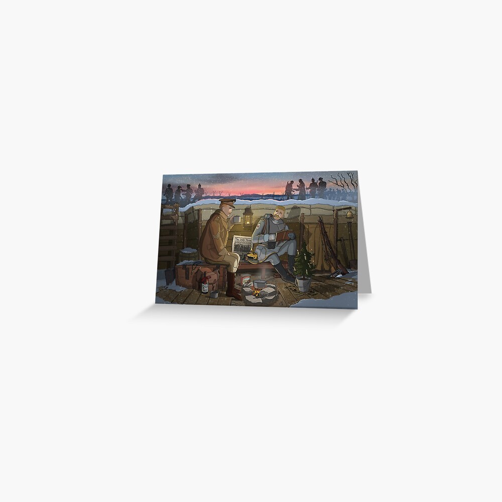 The Christmas Truce of 1914 Greeting Card