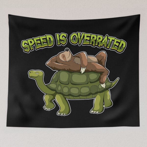 Item preview, Speed Is Overrated - Sloth Rides A Turtle designed and sold by anziehend.