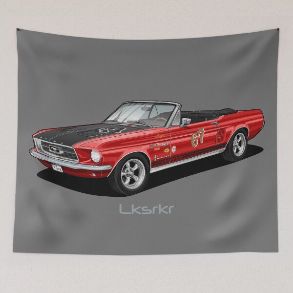 Item preview, Ford Mustang Oldschool Tuning Artwork designed and sold by Lksrkr.