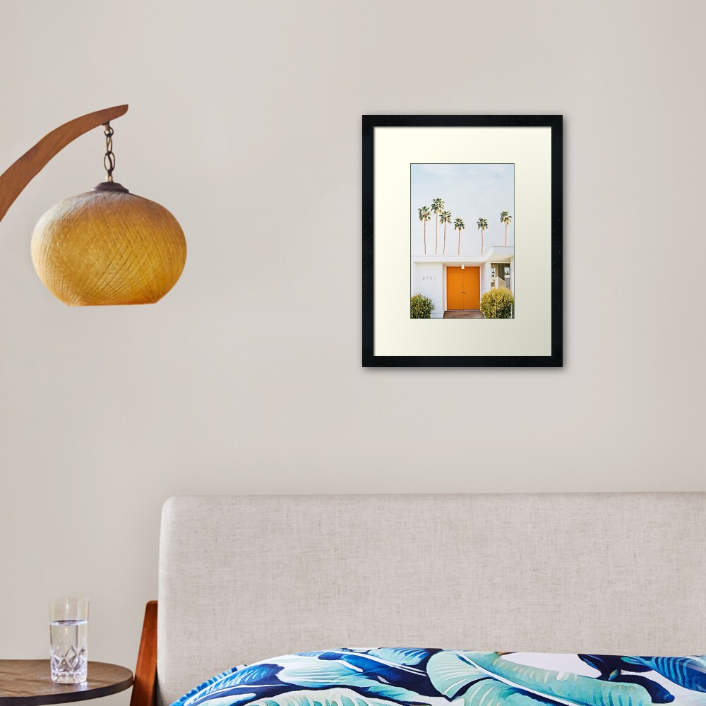 "Palm Springs" Framed Art Print for Sale by sisiandseb Redbubble