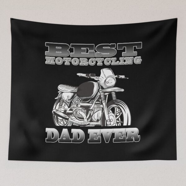 Item preview, Mens Best Motorcycling Dad Ever Biker Motorcycle Lover Rider Cyclist Father designed and sold by UniQueensShop.