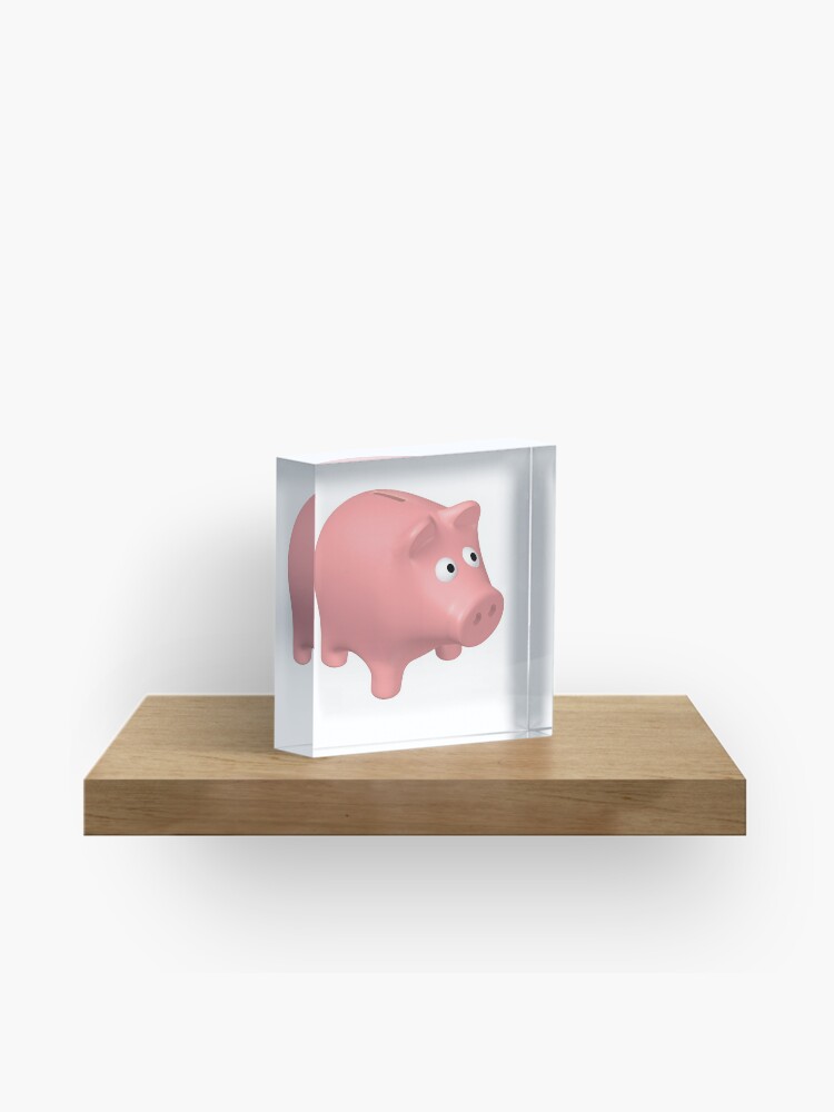acrylic piggy bank