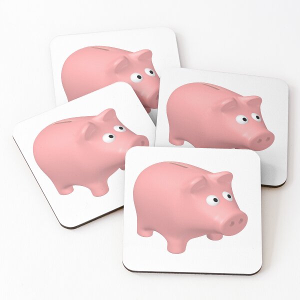 Item preview, piggy bank pink piggy designed and sold by EsoxOlivier.