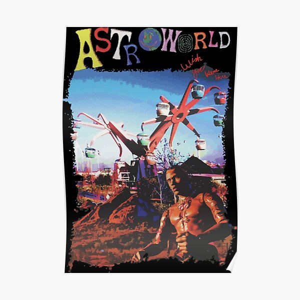 The astro world merch Poster