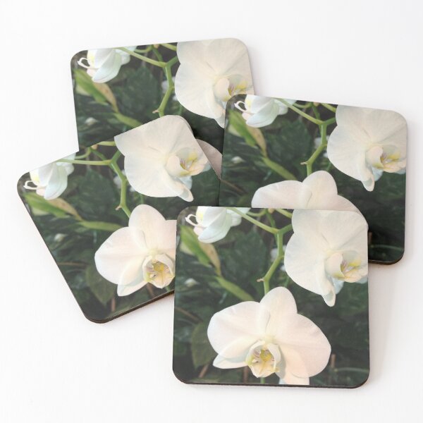 Item preview, white flowers designed and sold by rainingcrow.