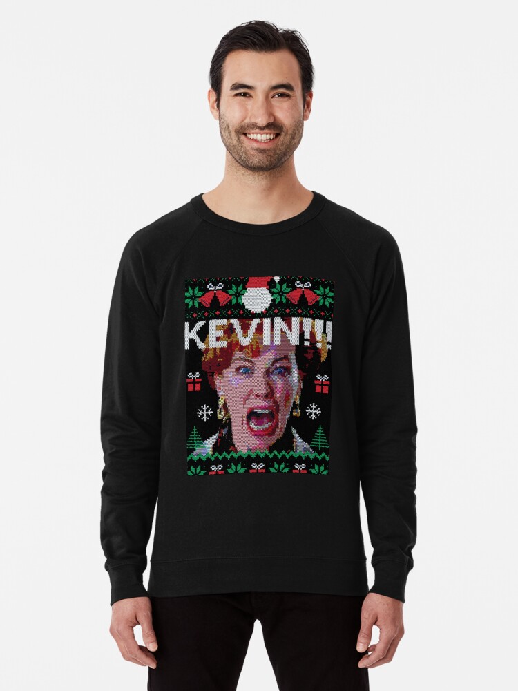 Discover Christmas Home Alone Filthy Animals Knit Slim Fit T-Shirt Lightweight Sweatshirts