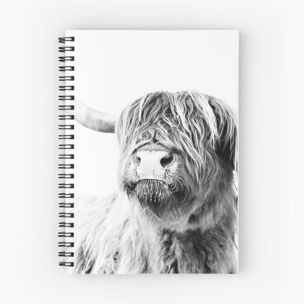 Item preview, HIGHLAND CATTLE FRIDA BW by Monika Strigel designed and sold by SunlightStudios.