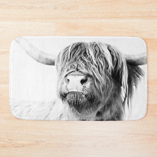 Item preview, HIGHLAND CATTLE FRIDA BW by Monika Strigel designed and sold by SunlightStudios.