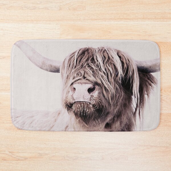 Item preview, HIGHLAND CATTLE FRIDA CREME by Monika Strigel designed and sold by SunlightStudios.