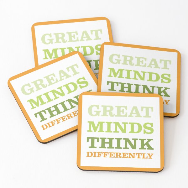 Item preview, Great Minds Think Differently designed and sold by spicypup.