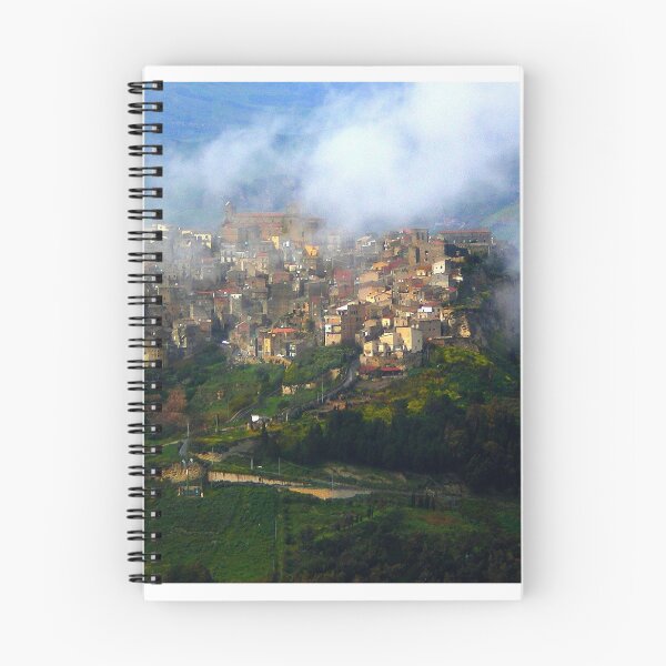 Item preview, Calascibetta in Fog, Sicily, Italy designed and sold by Igor Pozdnyakov.